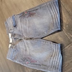 Miss Me Vintage Embellished Skinny Moto Jeans